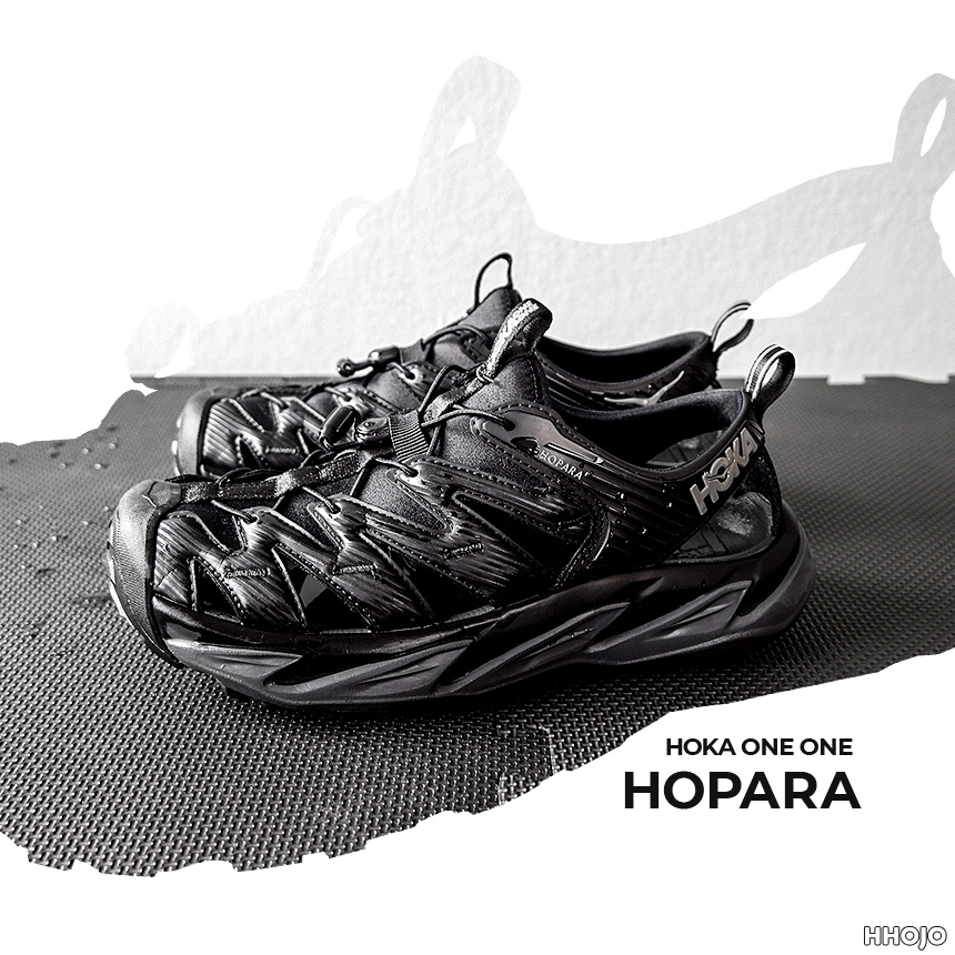 HOKA ONE ONE ホカオネオネ HOPARA ホパラ ブラック サンダル www